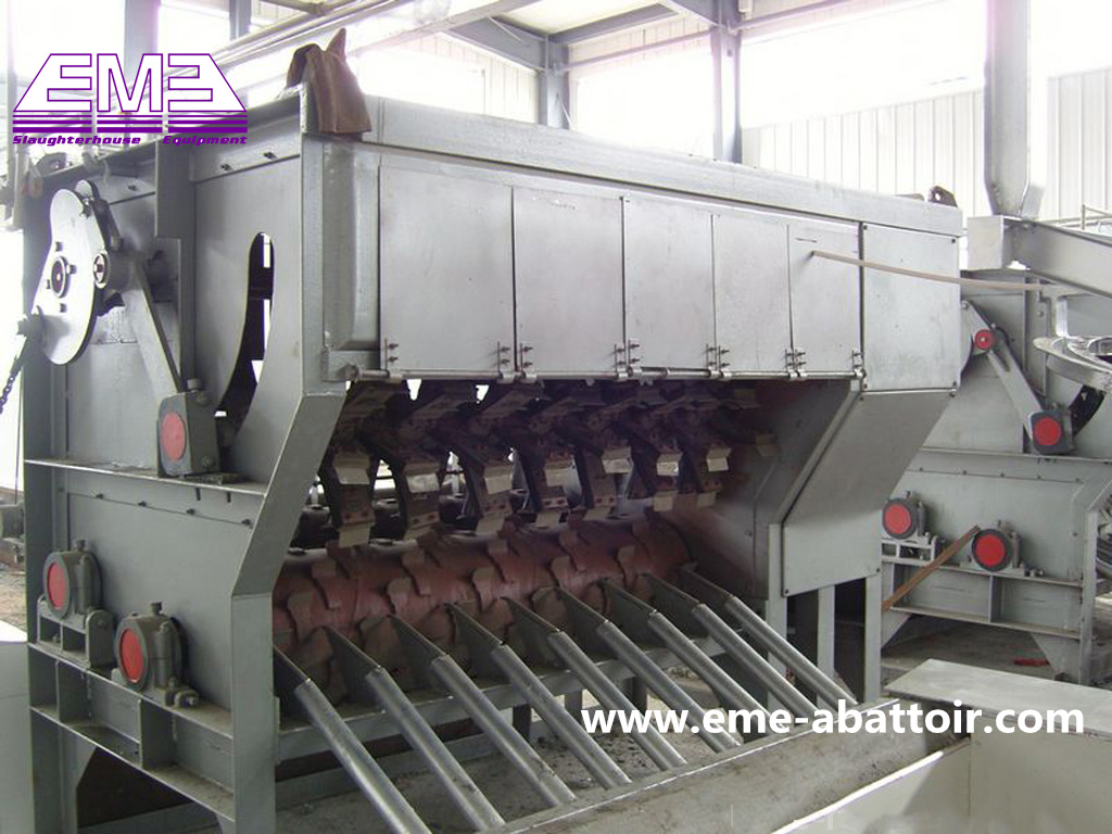 Pig carcass dehairing machine 300pig per hour