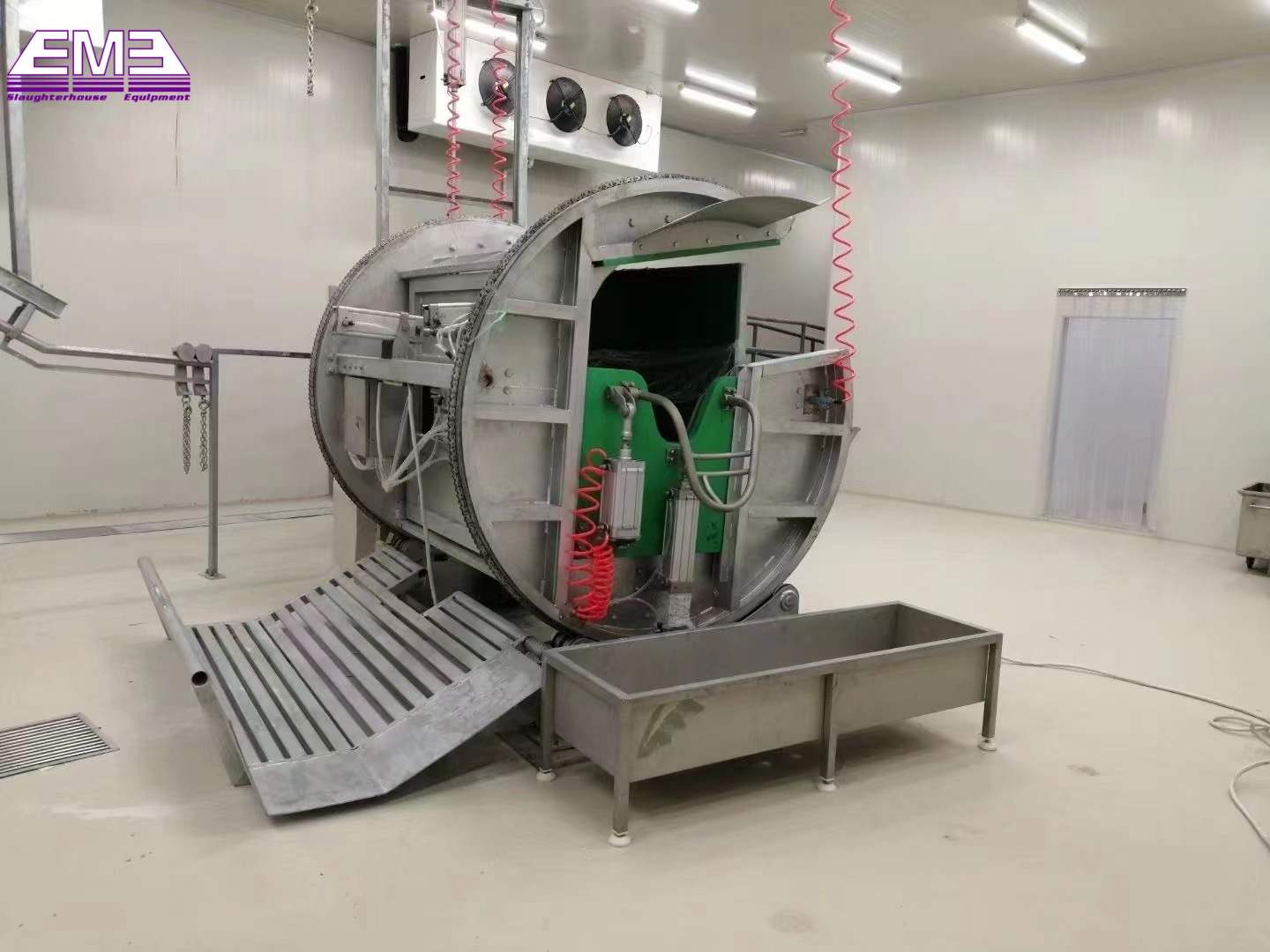 Cattle abattoir equipment ritual halal killing box for beef processing plant