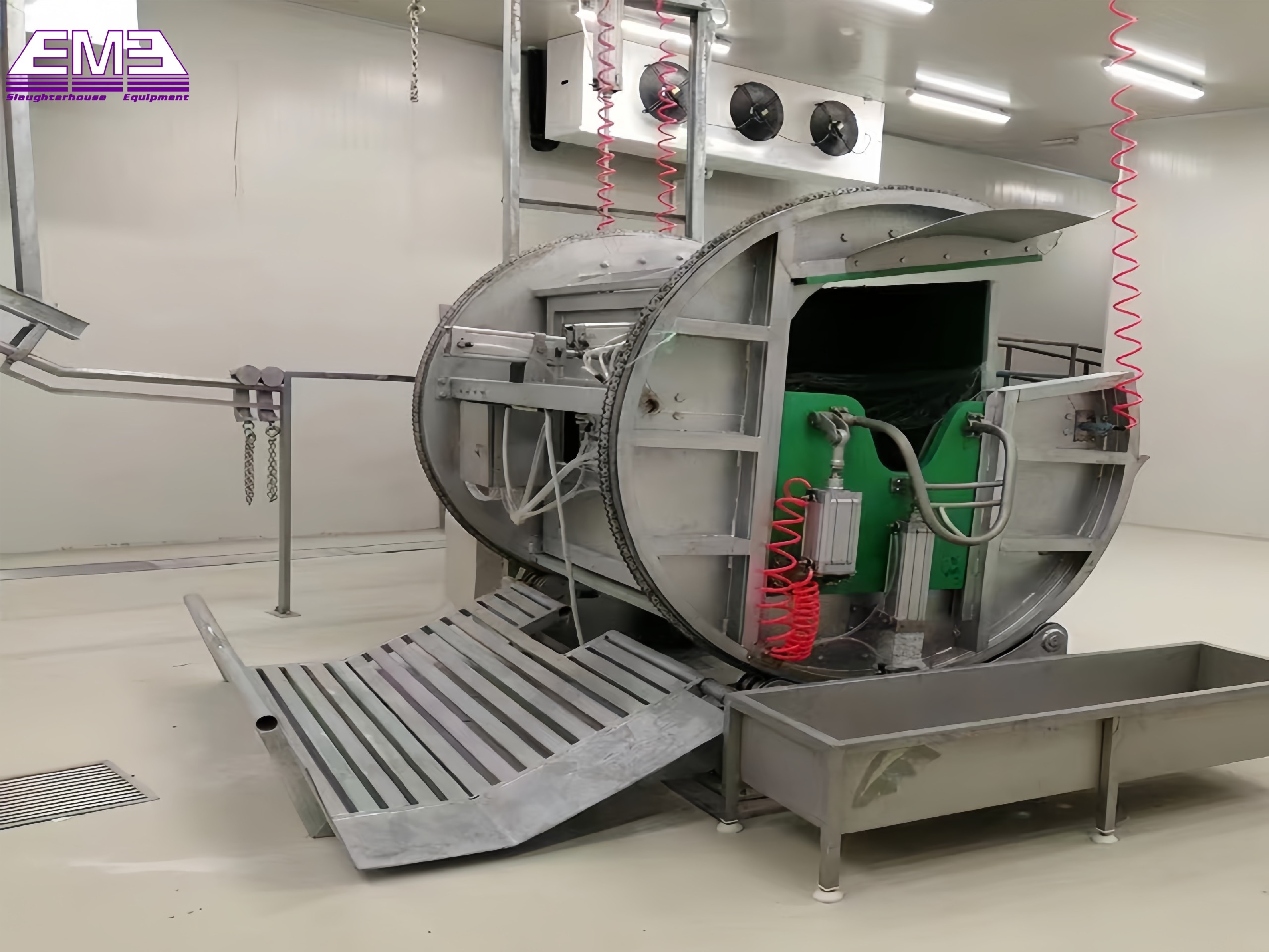 Cattle abattoir equipment ritual halal killing box for beef processing plant