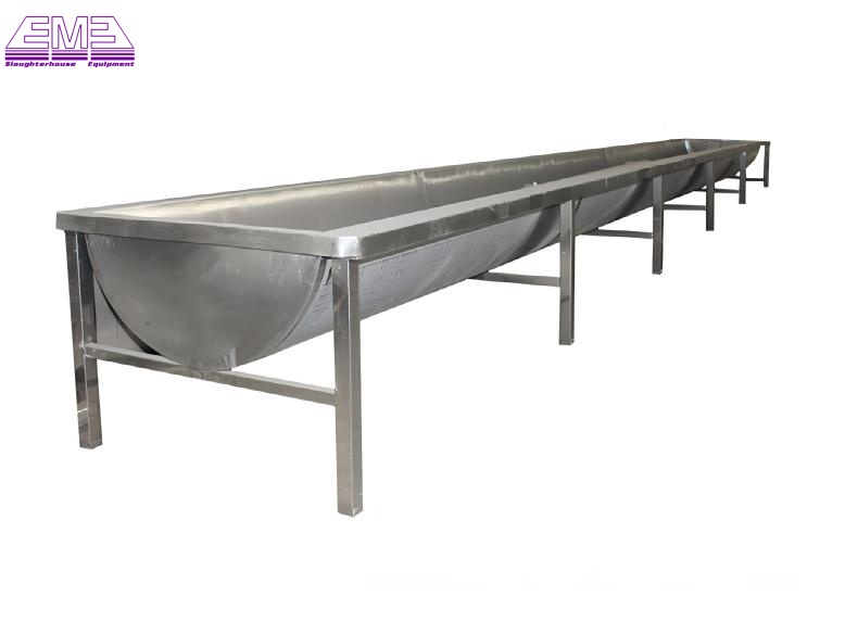 Pig blood collection tank for pig slaughterhouse and abattoir