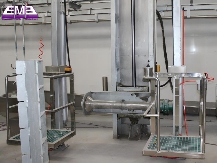 Cattle abattoir equipment cow skin hydraulic puller machine for beef slaughterhouse