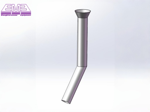 Cow abattoir machine hoof sliding chute for slaughterhouse