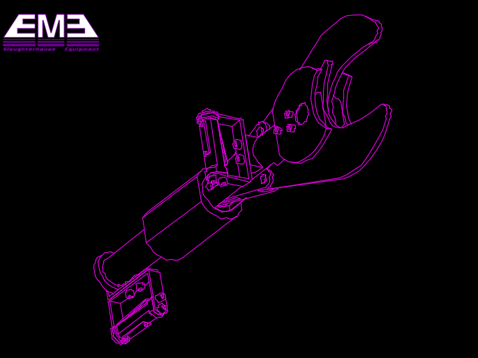 Cattle horn and hoof hydraulic shear cow slaughterhouse machine for meat processing plant