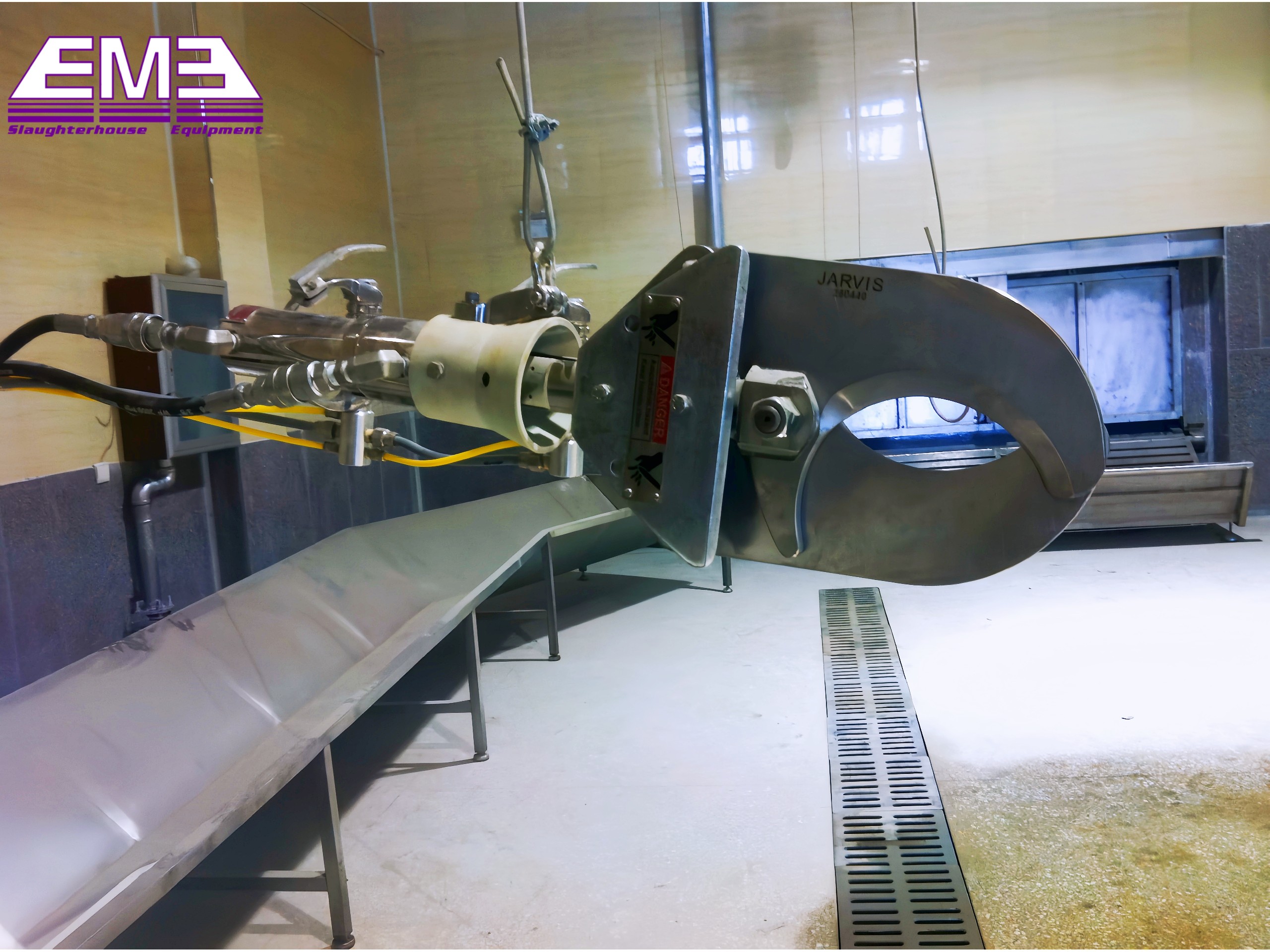 Cattle horn and hoof hydraulic shear cow slaughterhouse machine for meat processing plant