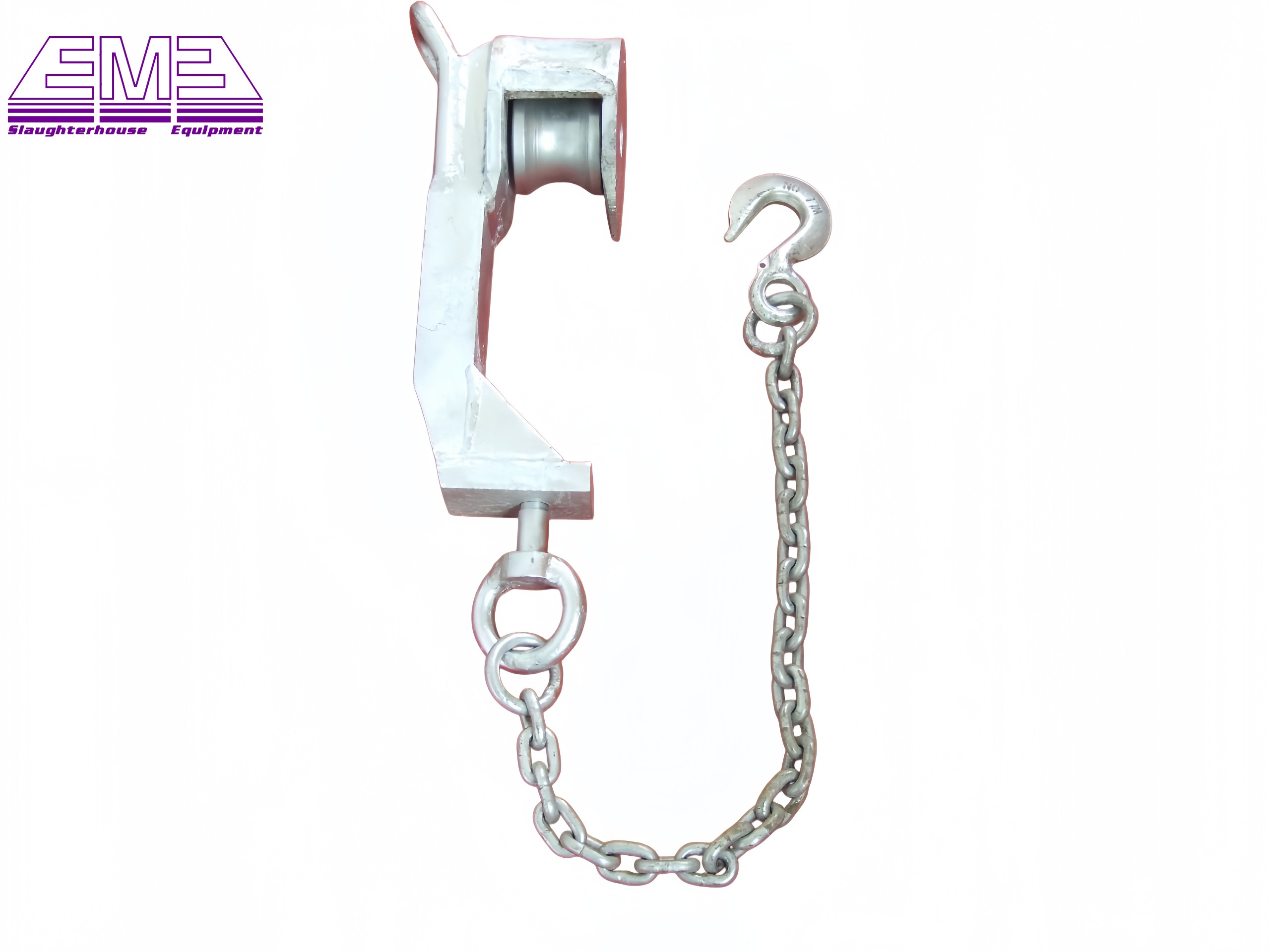 cow slaughter plant cattle bleeding shackle for cattle slaughtering processing