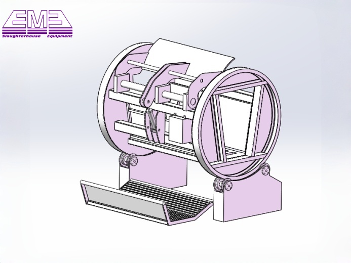 Cattle abattoir equipment ritual halal killing box for beef processing plant