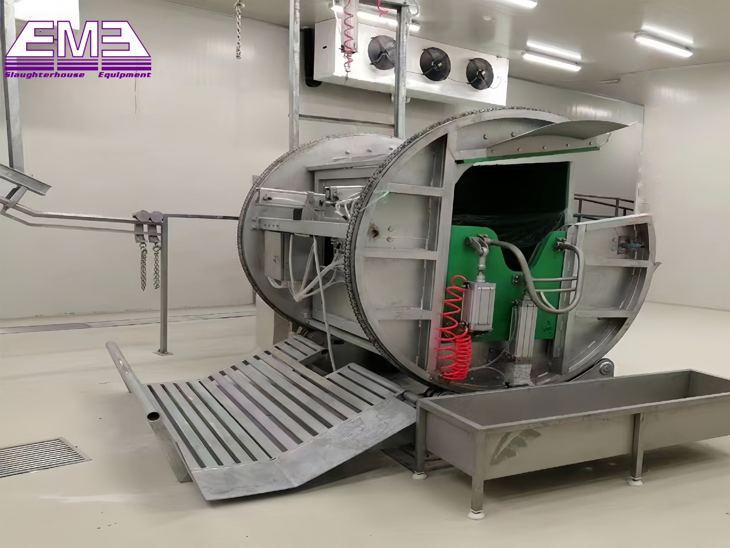 Cattle abattoir equipment ritual halal killing box for beef processing plant