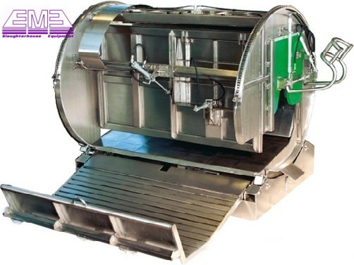 Cattle abattoir equipment ritual halal killing box for beef processing plant