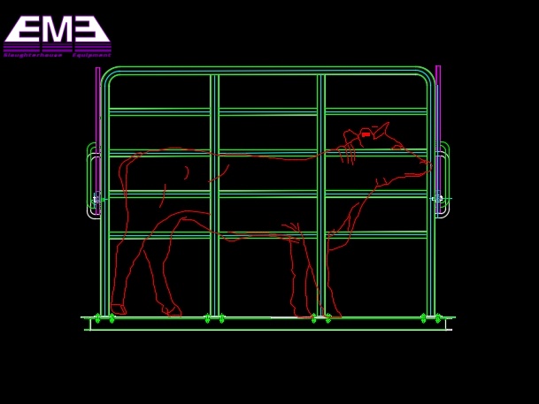 cattle abattoir equipment slaughtering machine weight scale for slaughterhouse line