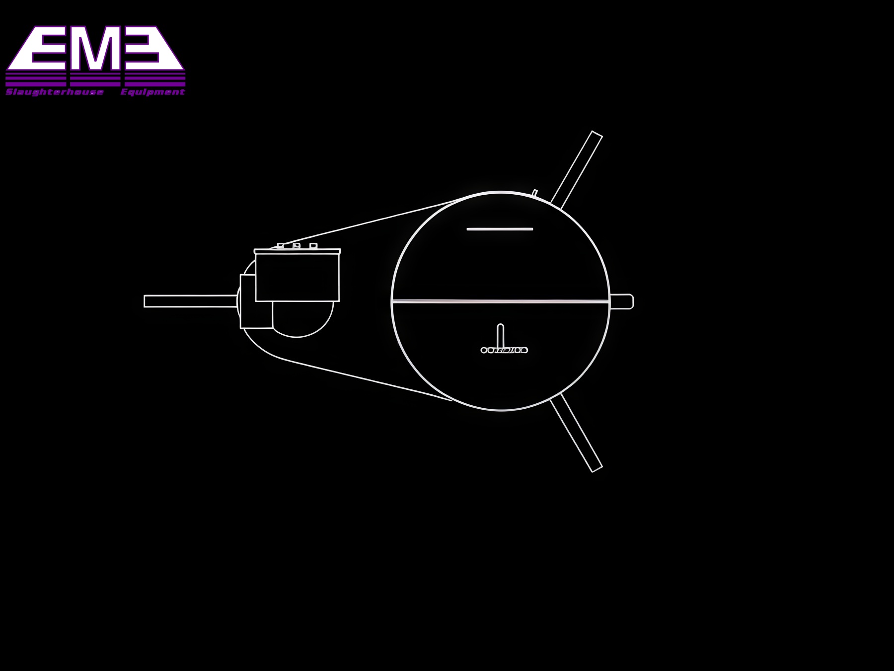 cow slaughter equipment hoof de-hairing machine