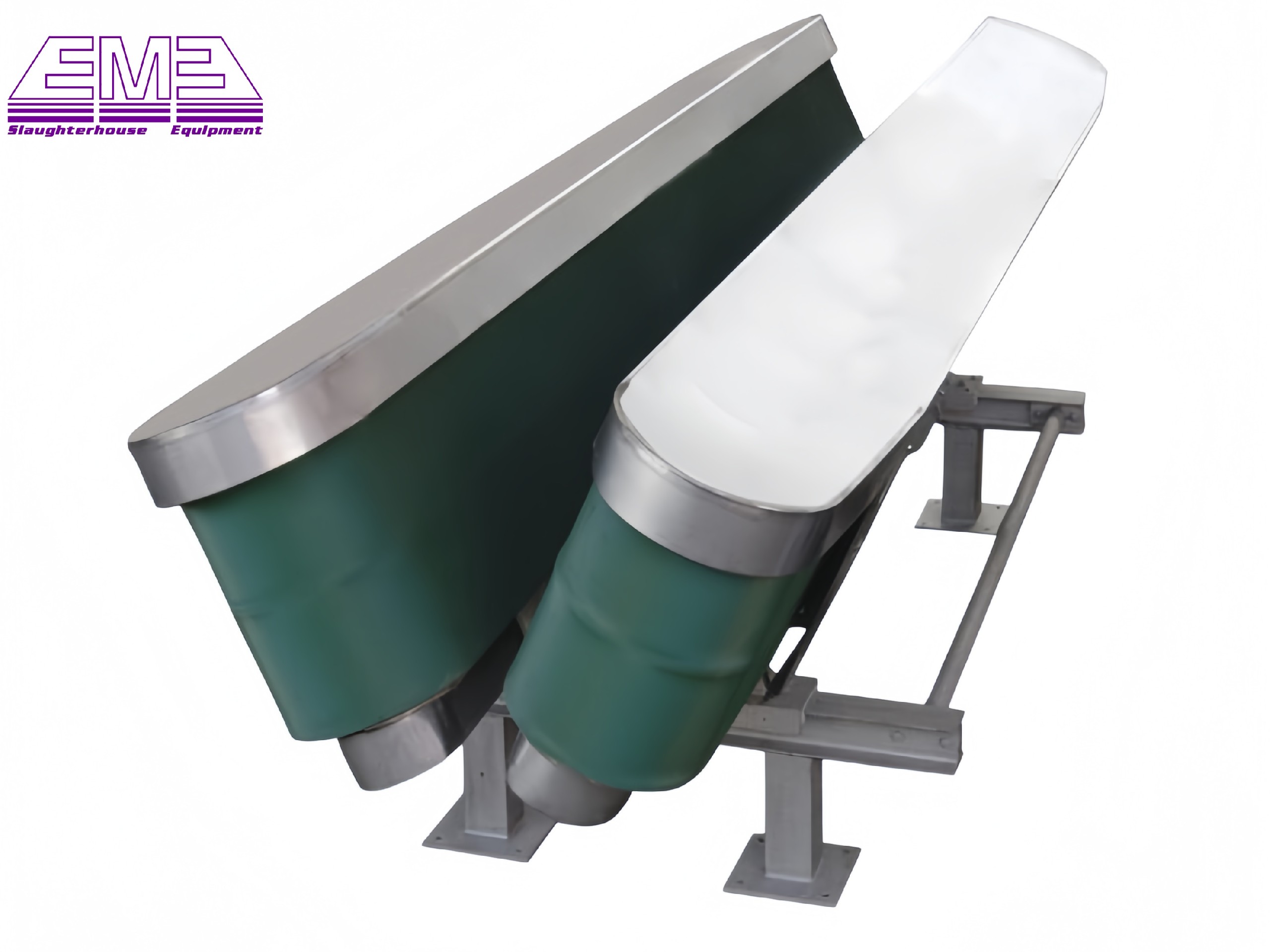 Goat slaughterhouse living sheep restraint belt convey machine for sheep killing processing line