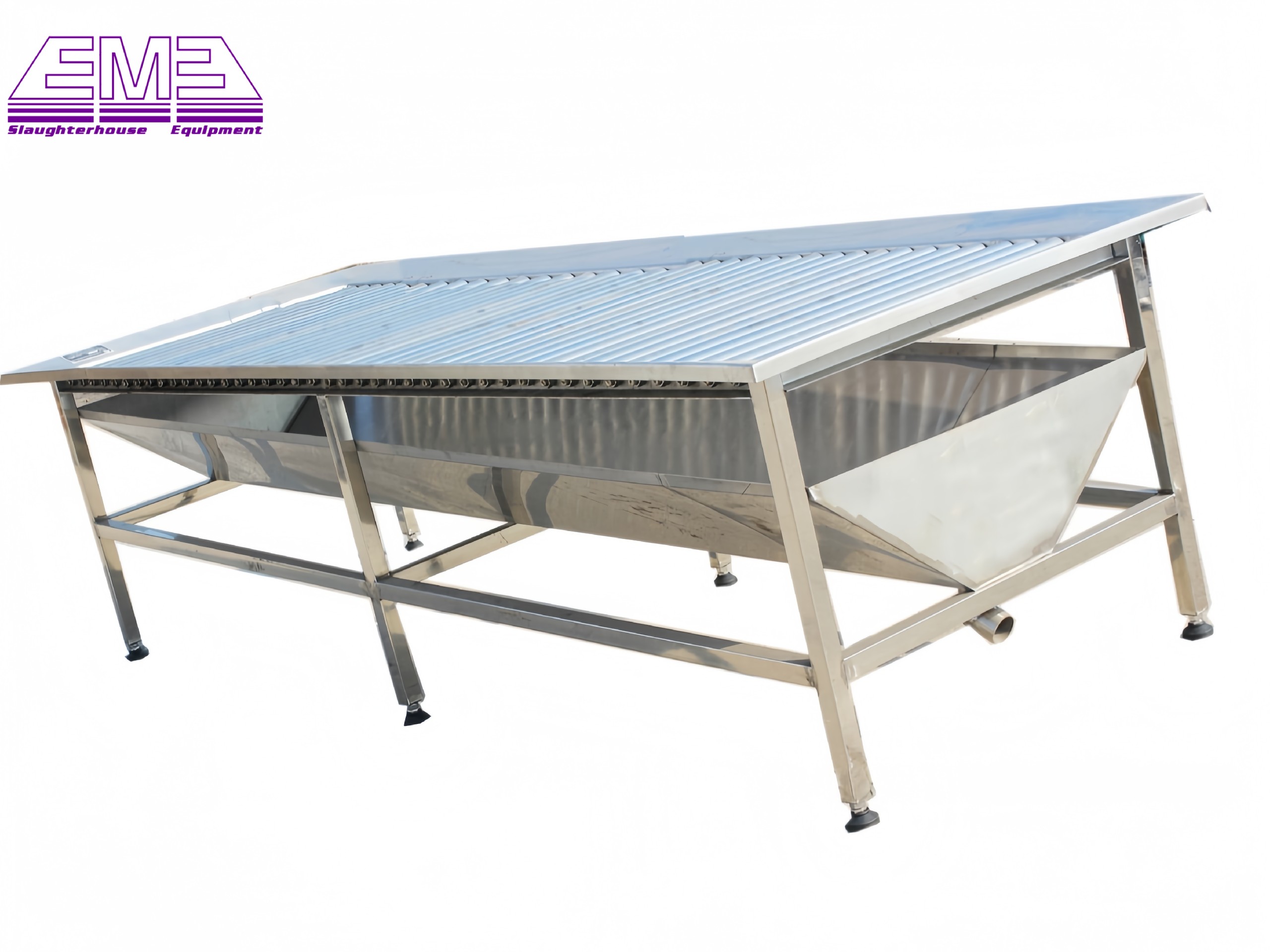 Goat slaughter line living sheep collect and killing table for sheep slaughterhouse