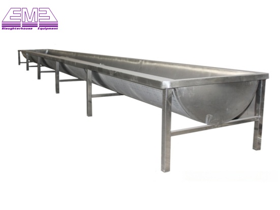 Sheep bleeding collection tank for sheep killing processing