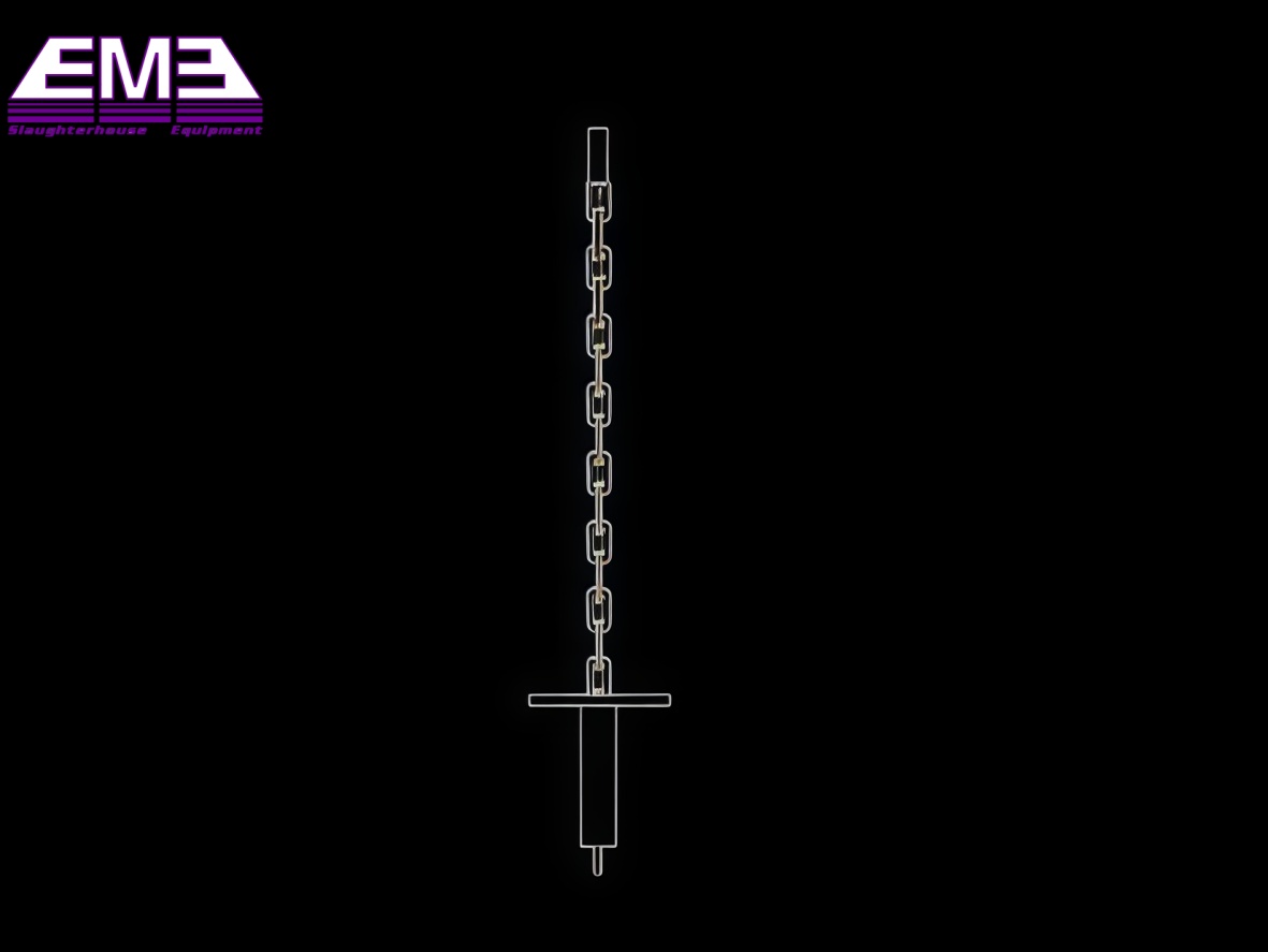 sheep abattoir line bleeding shackle for goat sheep slaughtering line