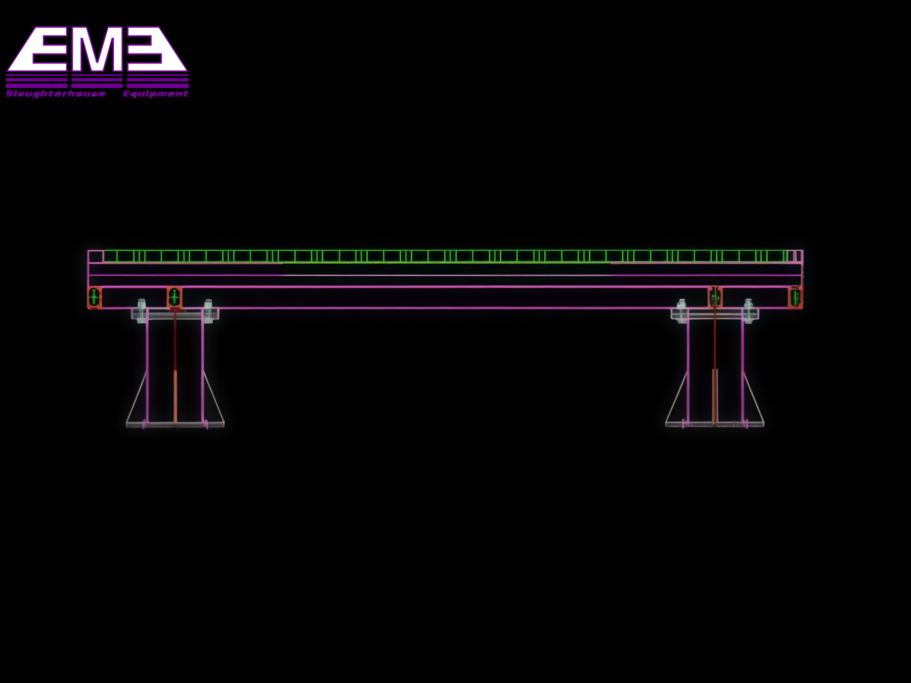 Goat abattoir hind leg skinning platform for sheep killing in slaughterhouse