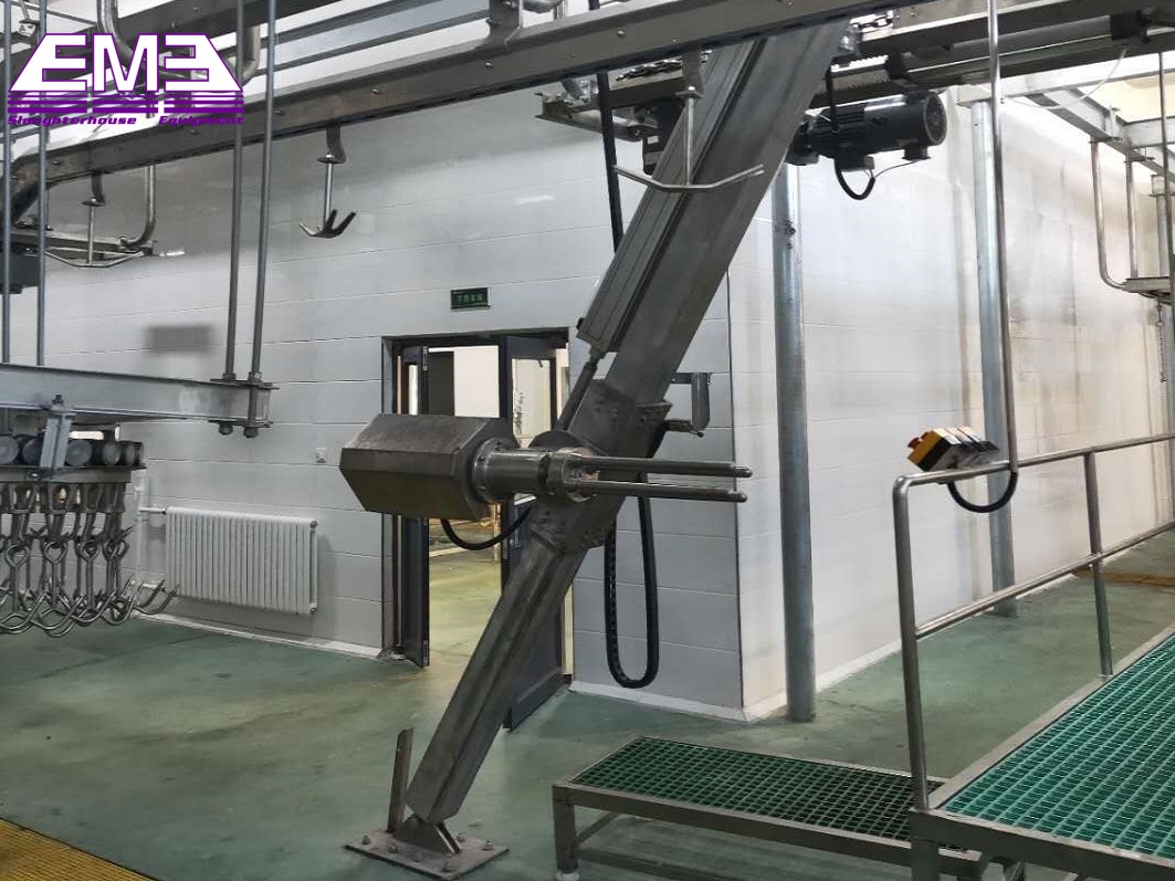 goat slaughtering machine slope type pneumatic sheep skin puller machine for sheep slaughter line