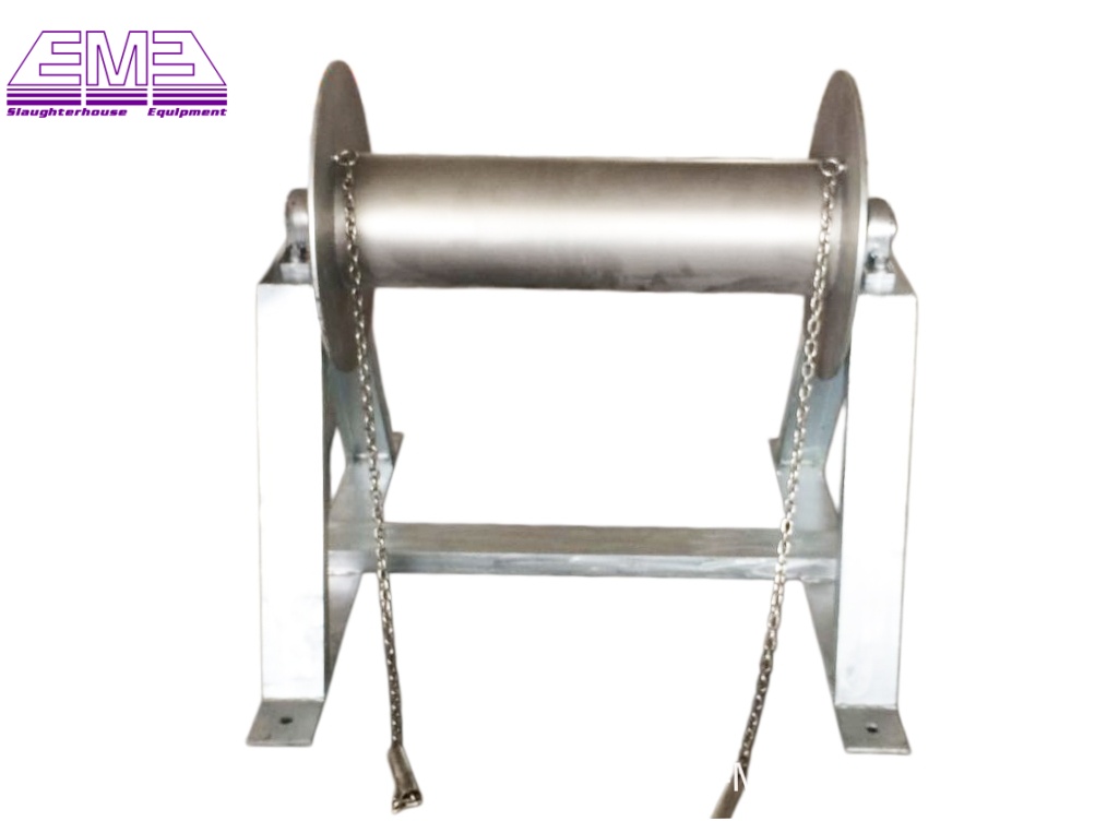 Sheep abattoir equipment goat lamb skin vertical puller machine for  sheep slaughterhouse