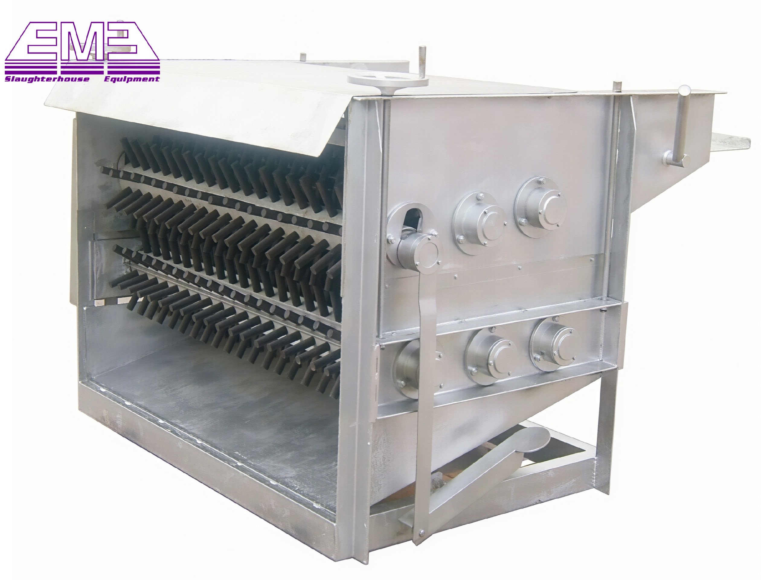sheep slaughtering line horizontal type carcass dehairing machine for goat slaughterhouse