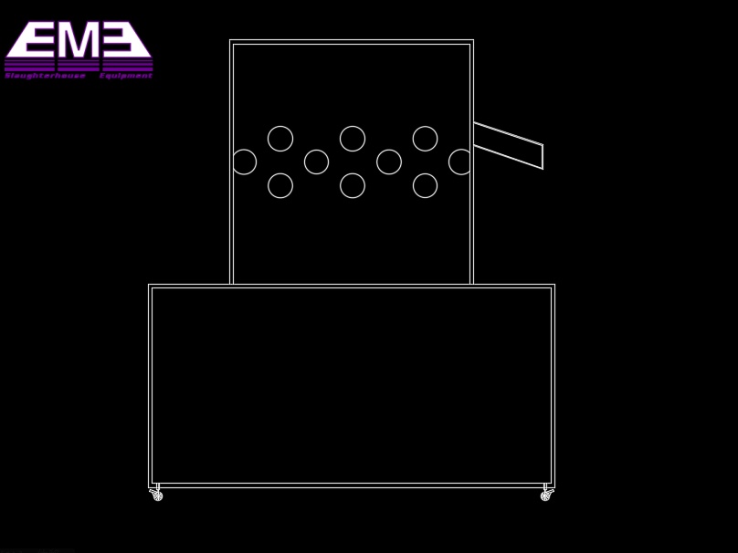 Rotundity type carcass plucking machine