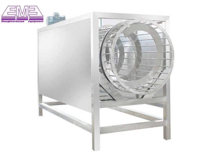 Poultry carcass water drain device for poultry slaughterhouse