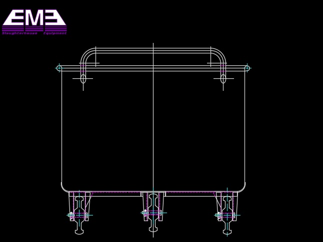 Stainless steel Standard trolley