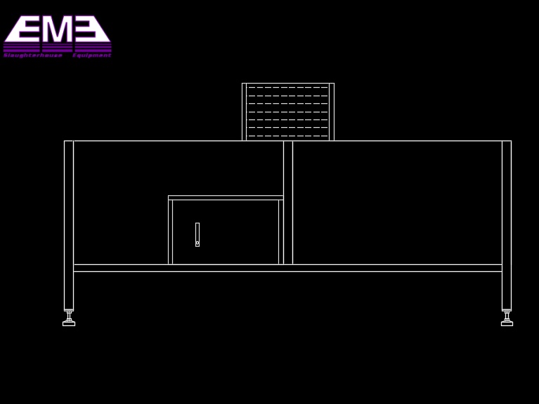 Magnetic metal detectors used to test the livestock meat for metal