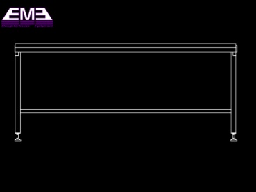 Meat trimming and packaging table