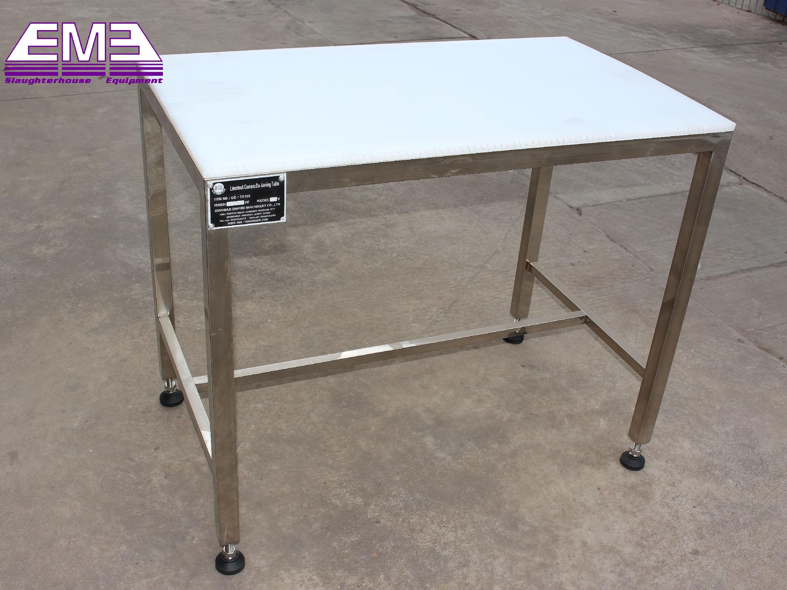 Deboning table for cattle,sheep, pig and poultry meat