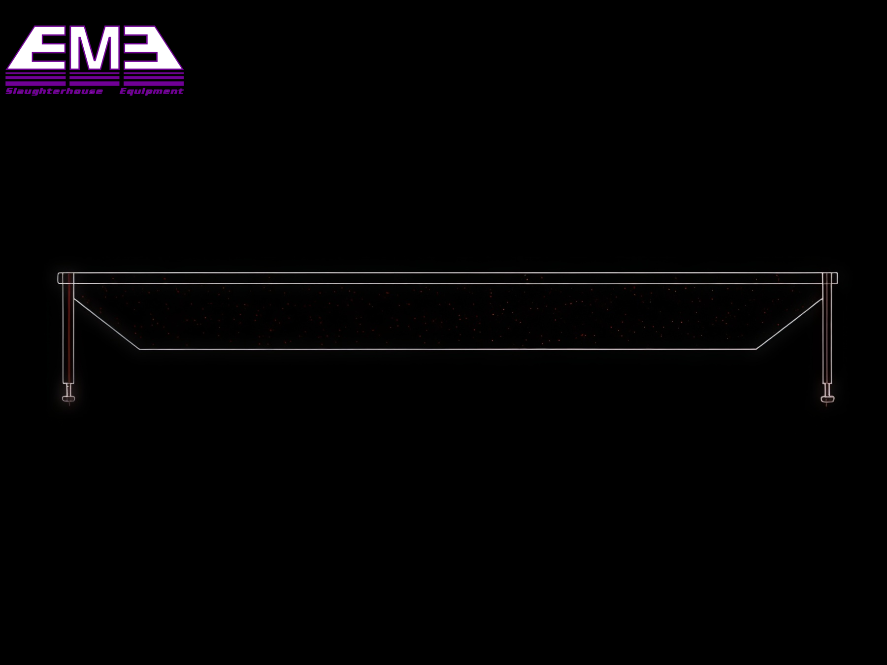 Pig blood collection tank for pig slaughterhouse and abattoir