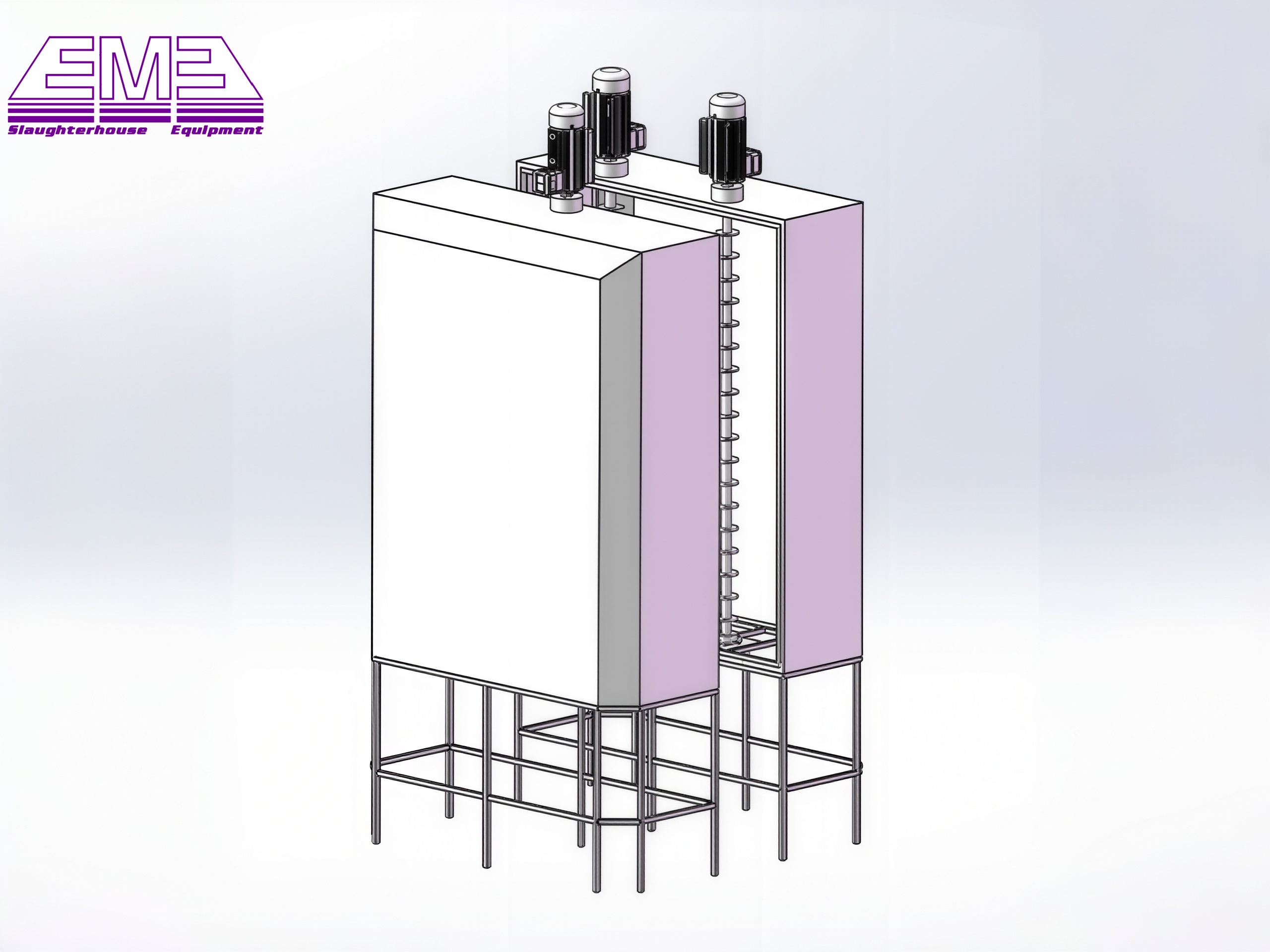 Pig carcass auto cleaning for pig slaughterhouse and abattoir