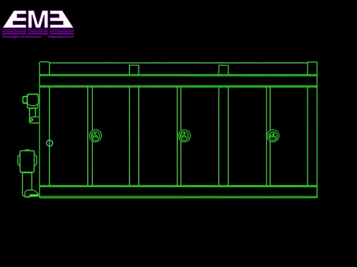 Pig carcass screw type dehairing machine for big pig slaughterhouse