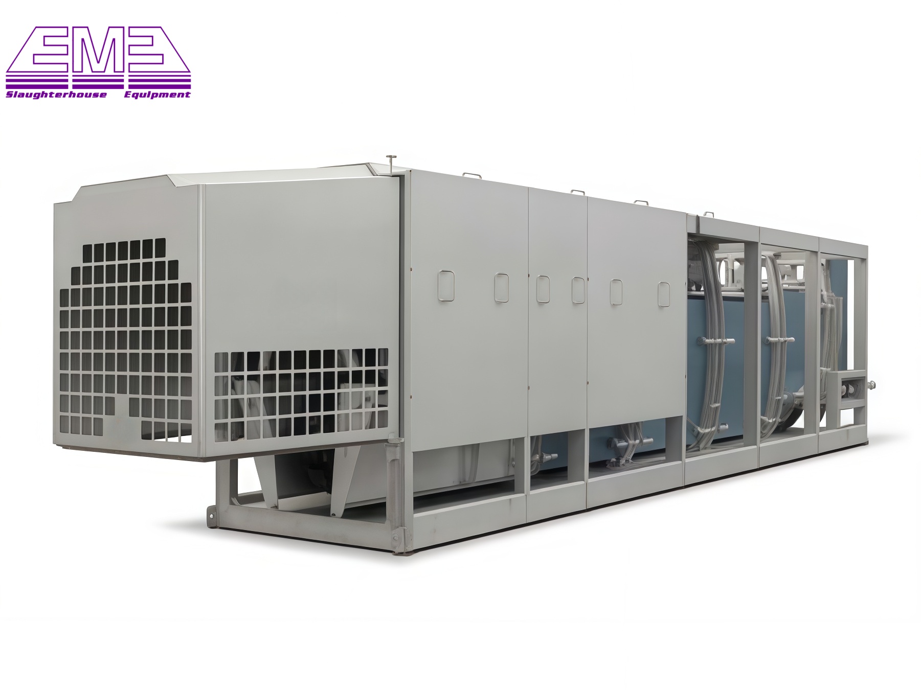 Living pig three point stunning machine