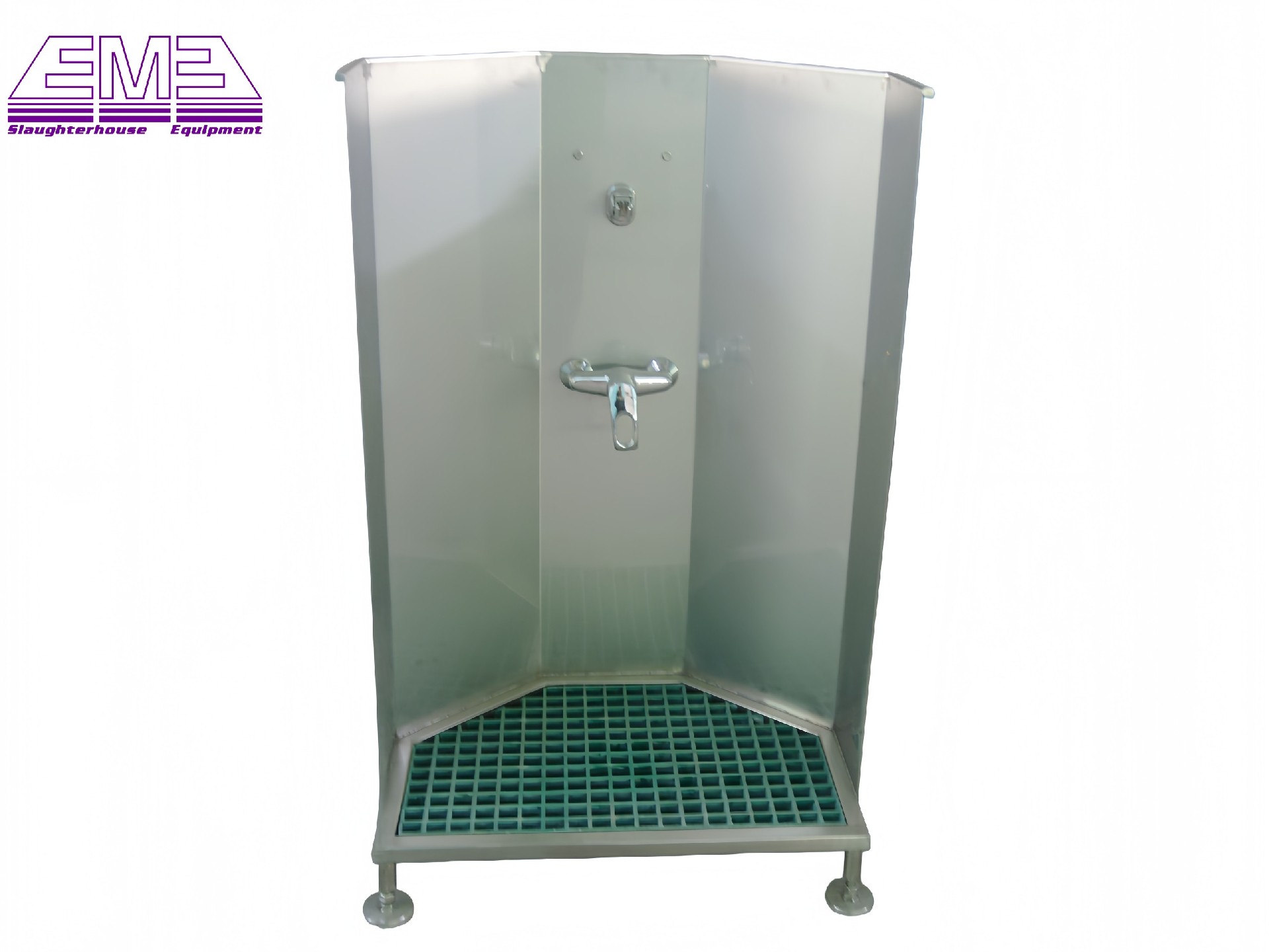 Livestock slaughterhouse apron cleaning device