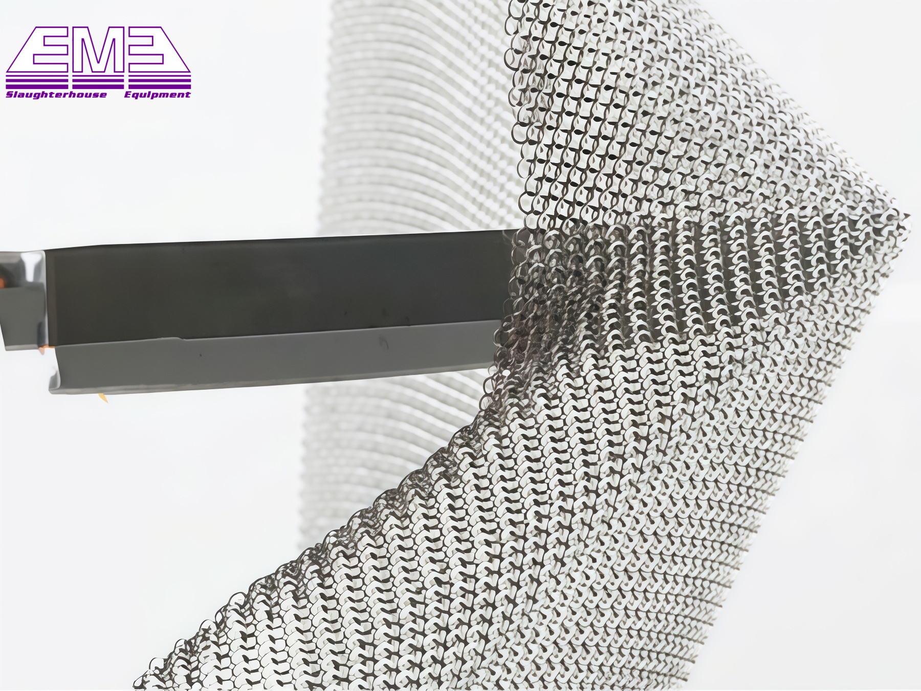 Slaughterhouse plastic and SS apron