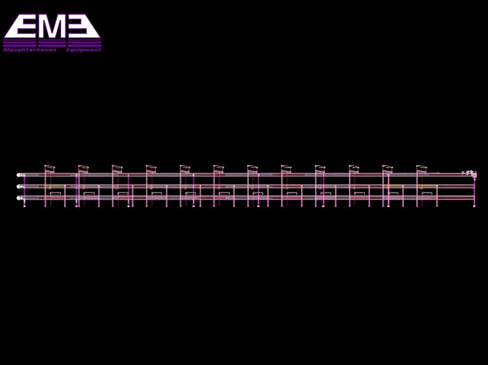 Three layer deboning for cattle, sheep, poultry and pig meat