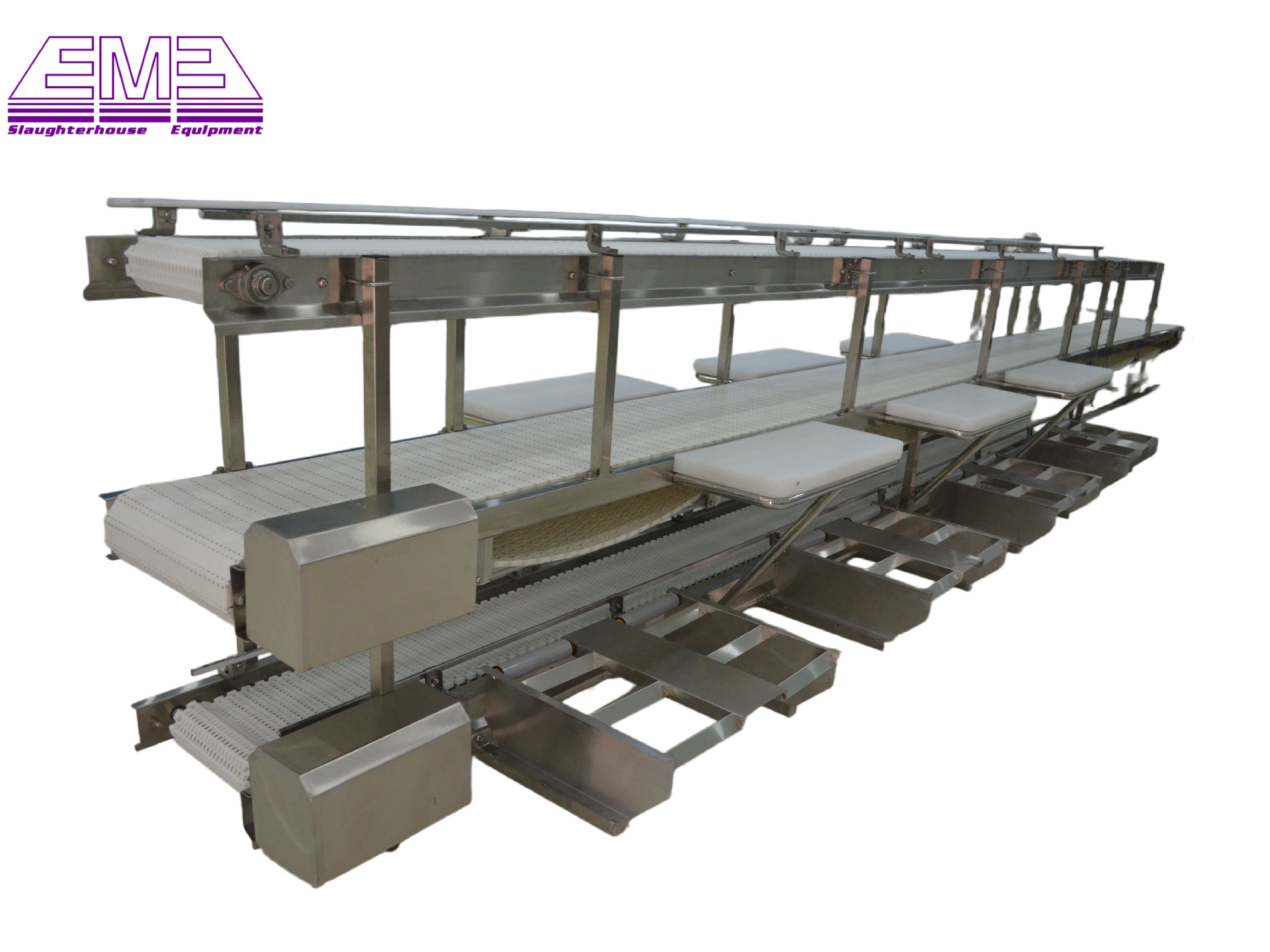 Three layer deboning for cattle, sheep, poultry and pig meat