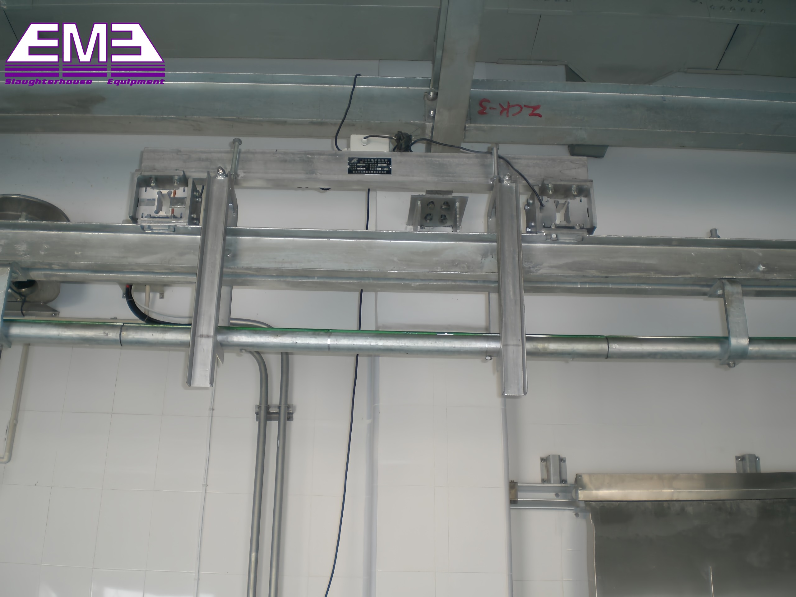 Cattle half/quarter carcass rail weight scale