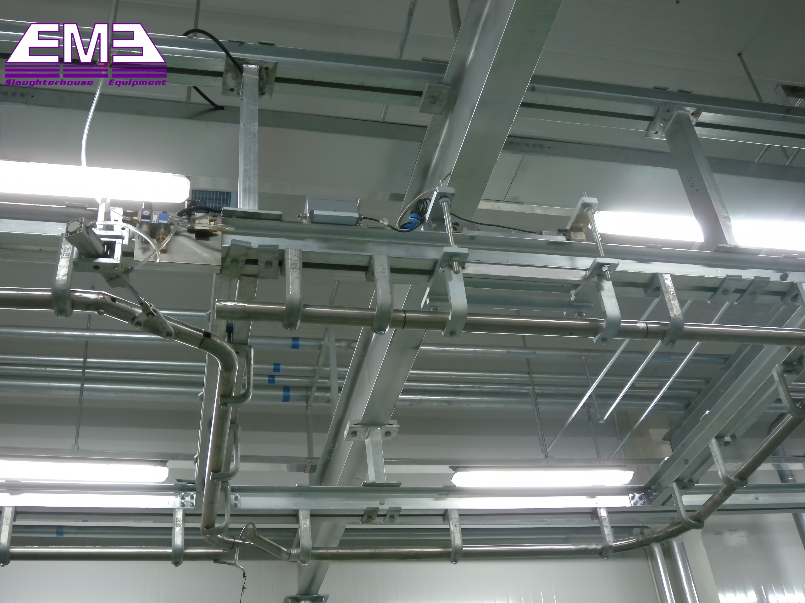 Cattle half/quarter carcass rail weight scale