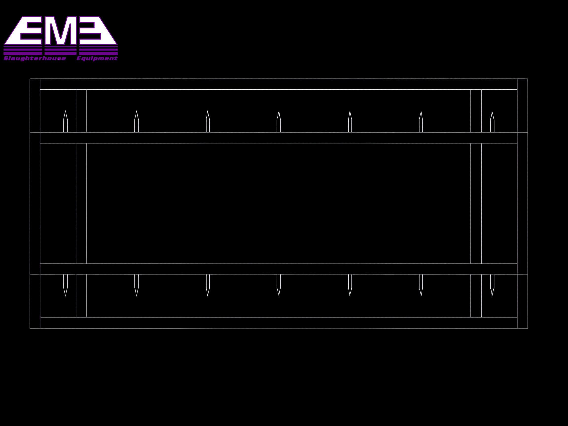 Head and red viscera transfer trolley