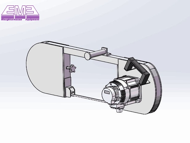 Cattle carcass band splitting saw-EME