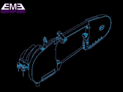 Cattle carcass band splitting saw-EME