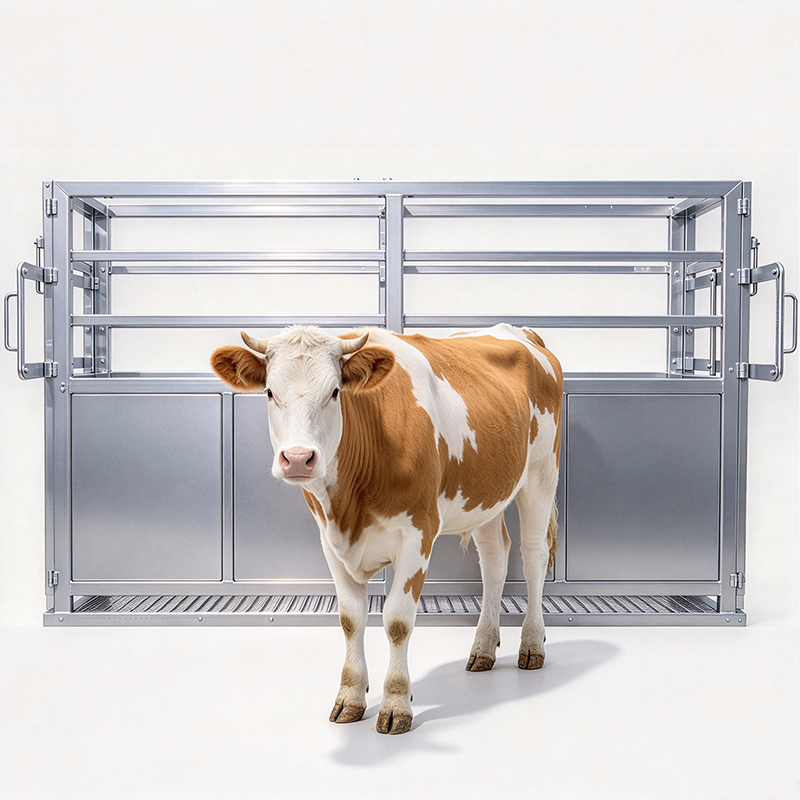 【QE-C101】Live cattle weighing equipment for cattle/cow slaughterhouse slaughter line machine
