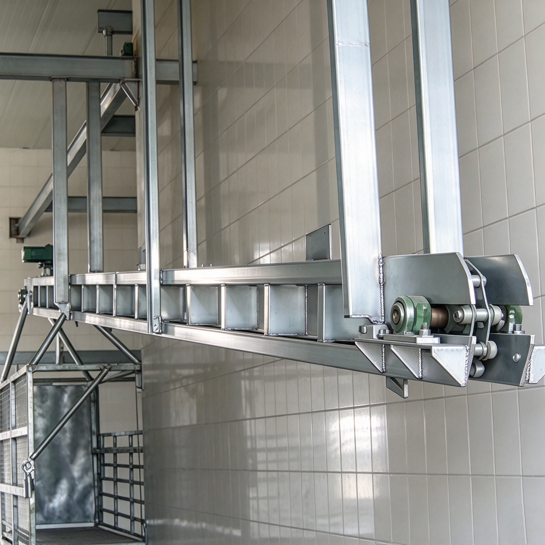 【QE-C102】Live cattle pulling machine  Cattle slaughterhouse equipment cow abattoir machine