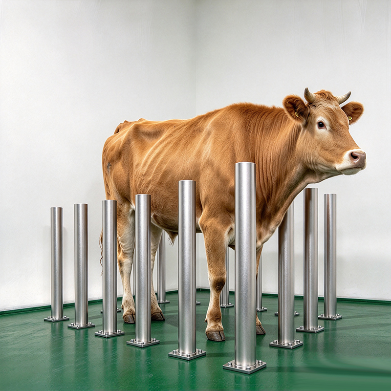 【QE-C104】Live cattle fixed bolt Cattle slaughterhouse equipment cow abattoir machine