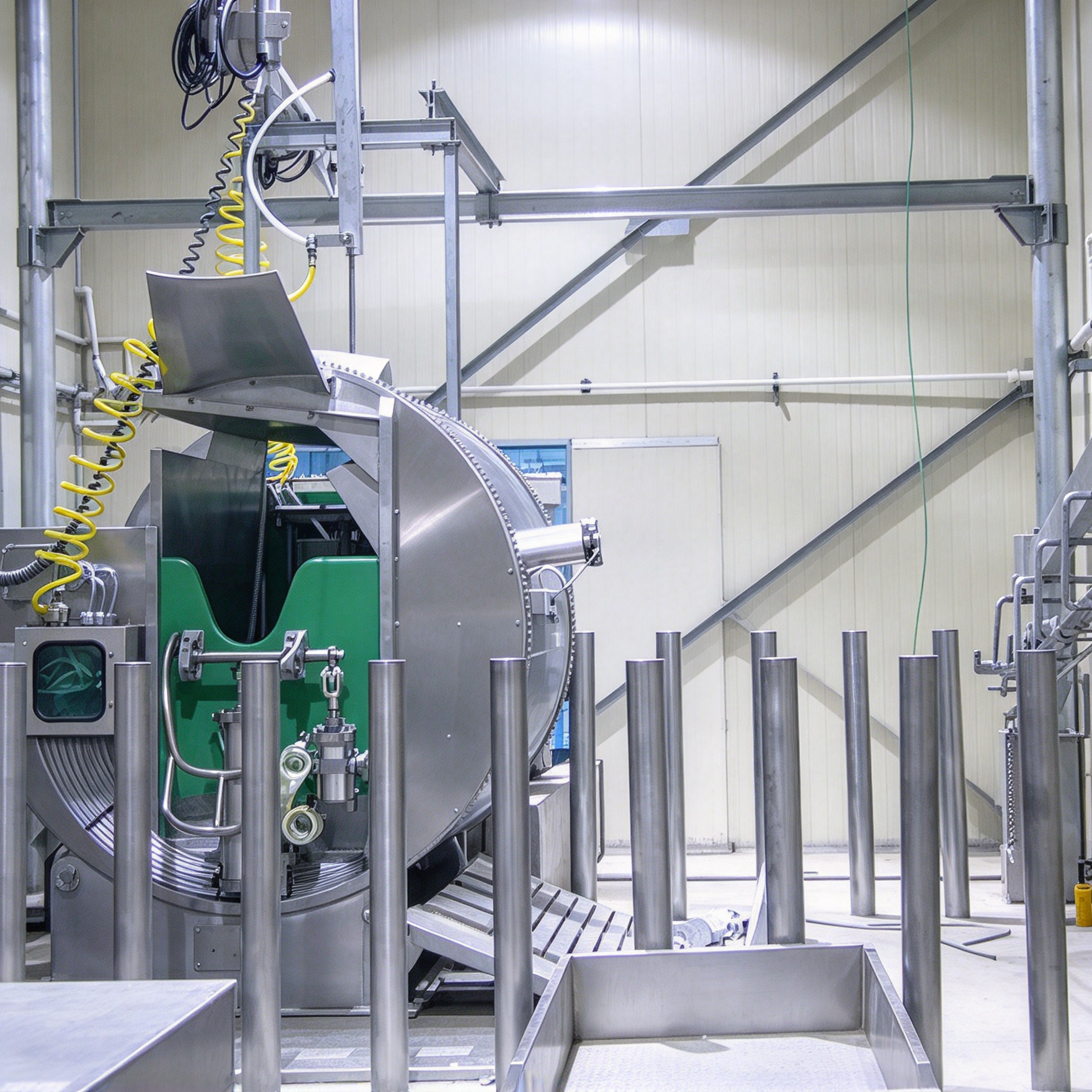 【QE-C104】Live cattle fixed bolt Cattle slaughterhouse equipment cow abattoir machine