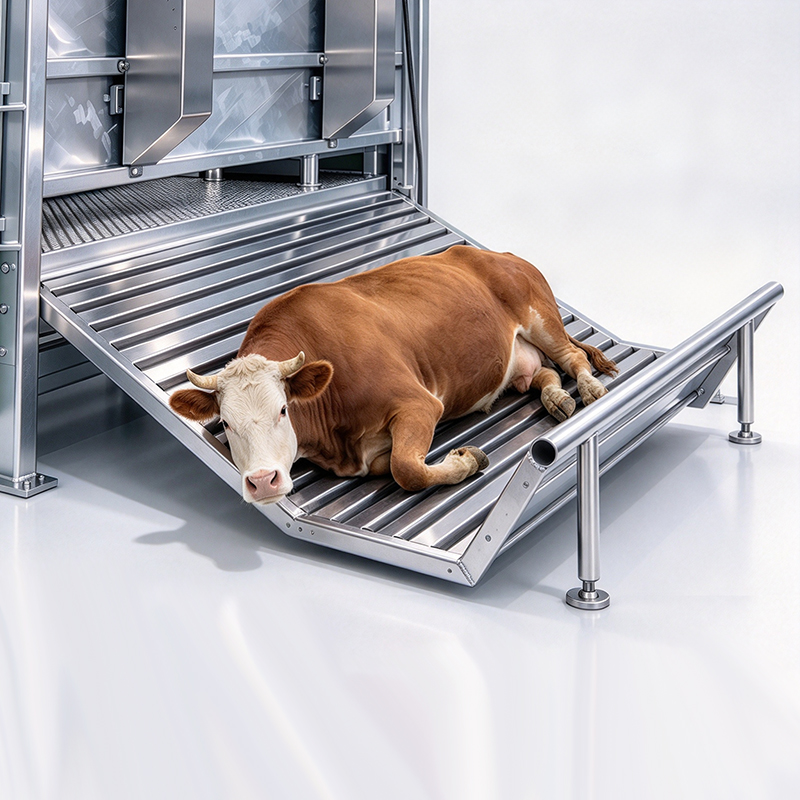 【QE-C105】Cattle carcass receiving grid Cattle slaughterhouse equipment cow abattoir machine