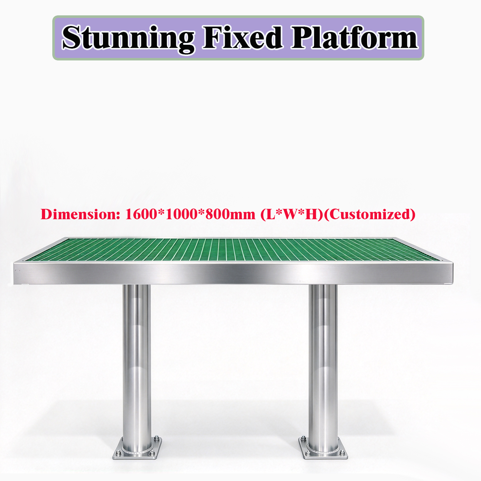 【QE-C106-I】Live cattle stunning fixed platform Cattle slaughterhouse equipment cow abattoir machine