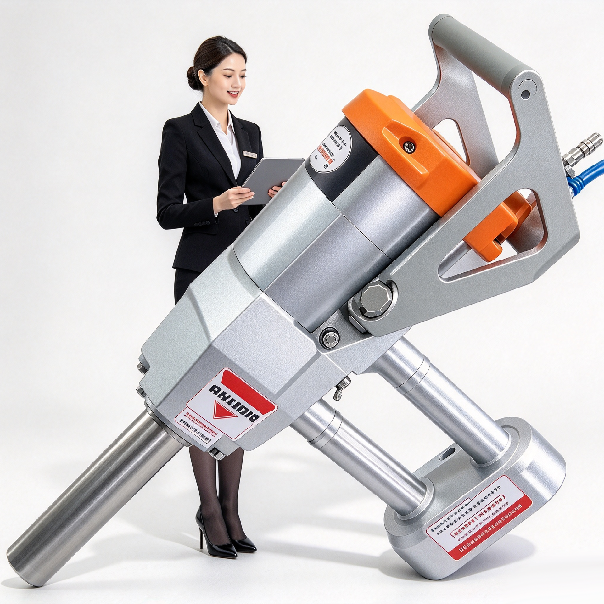【QE-C107】Live cattle pneumatic stunner Cattle slaughterhouse equipment cow abattoir machine