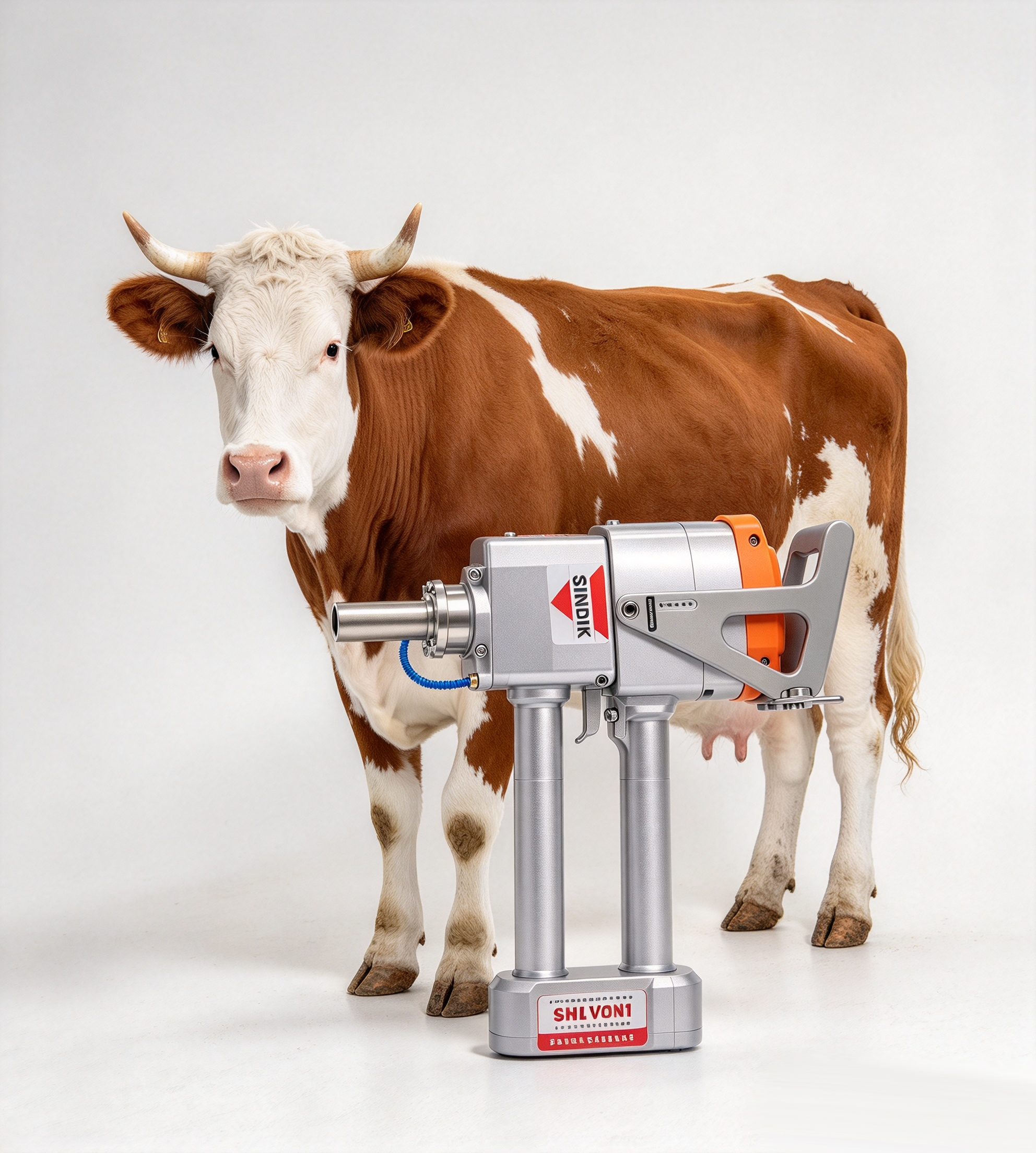 【QE-C107】Live cattle pneumatic stunner Cattle slaughterhouse equipment cow abattoir machine
