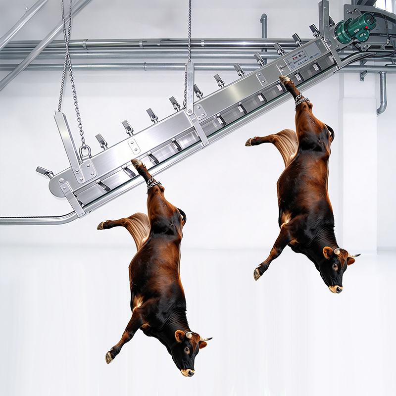 【QE-C109-II】Cattle bleeding slope lifting machine Cattle slaughterhouse equipment cow abattoir machine